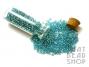 Silver Lined Aqua Size 11-0 Seed Beads